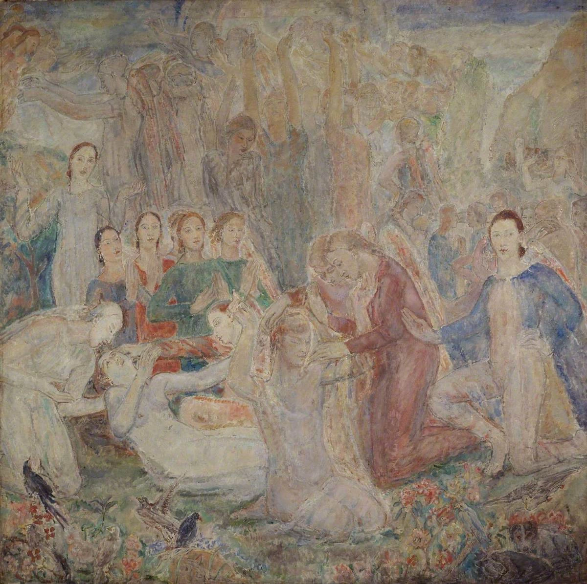Ethel Walker - La Zona dell'Amore, Decorazione, Tate Gallery
